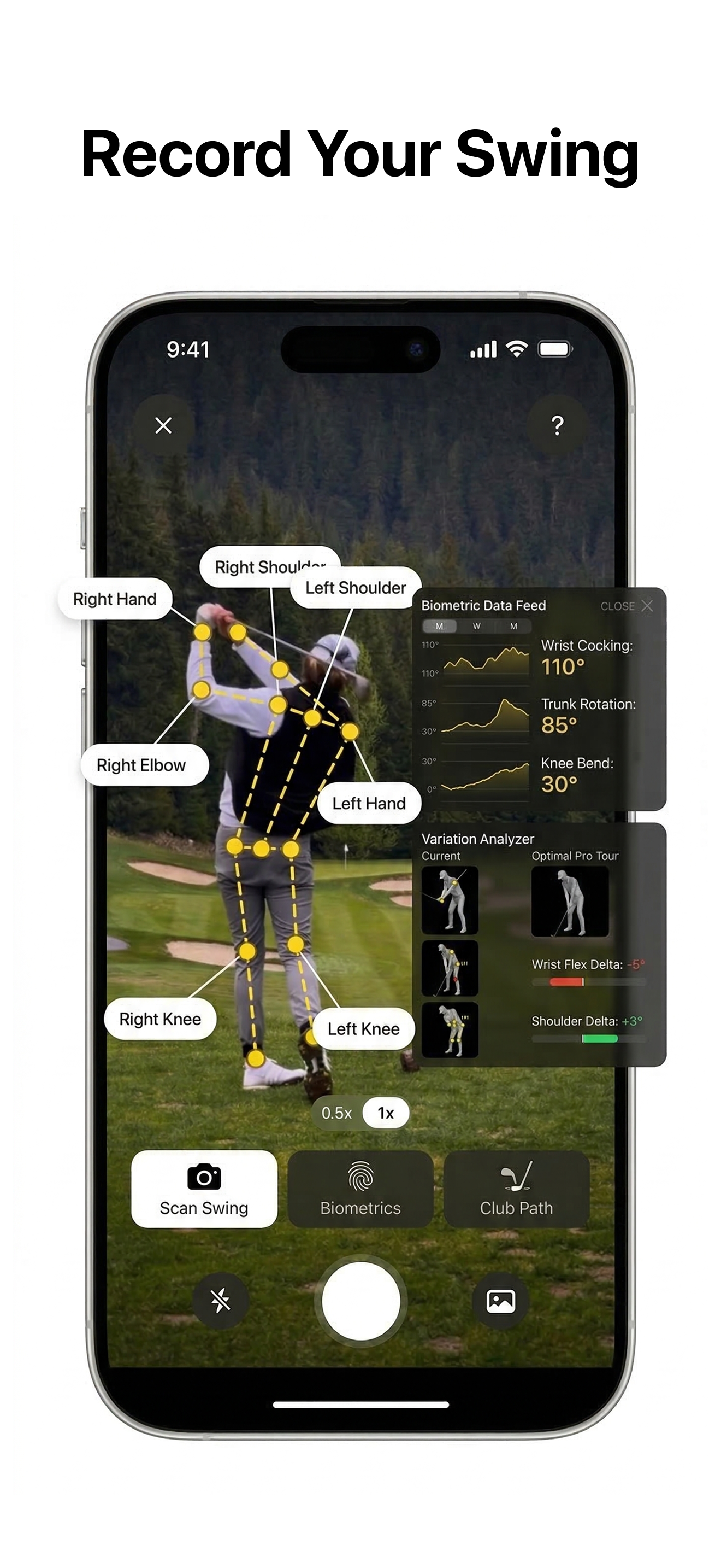 Shot AI record your swing preview